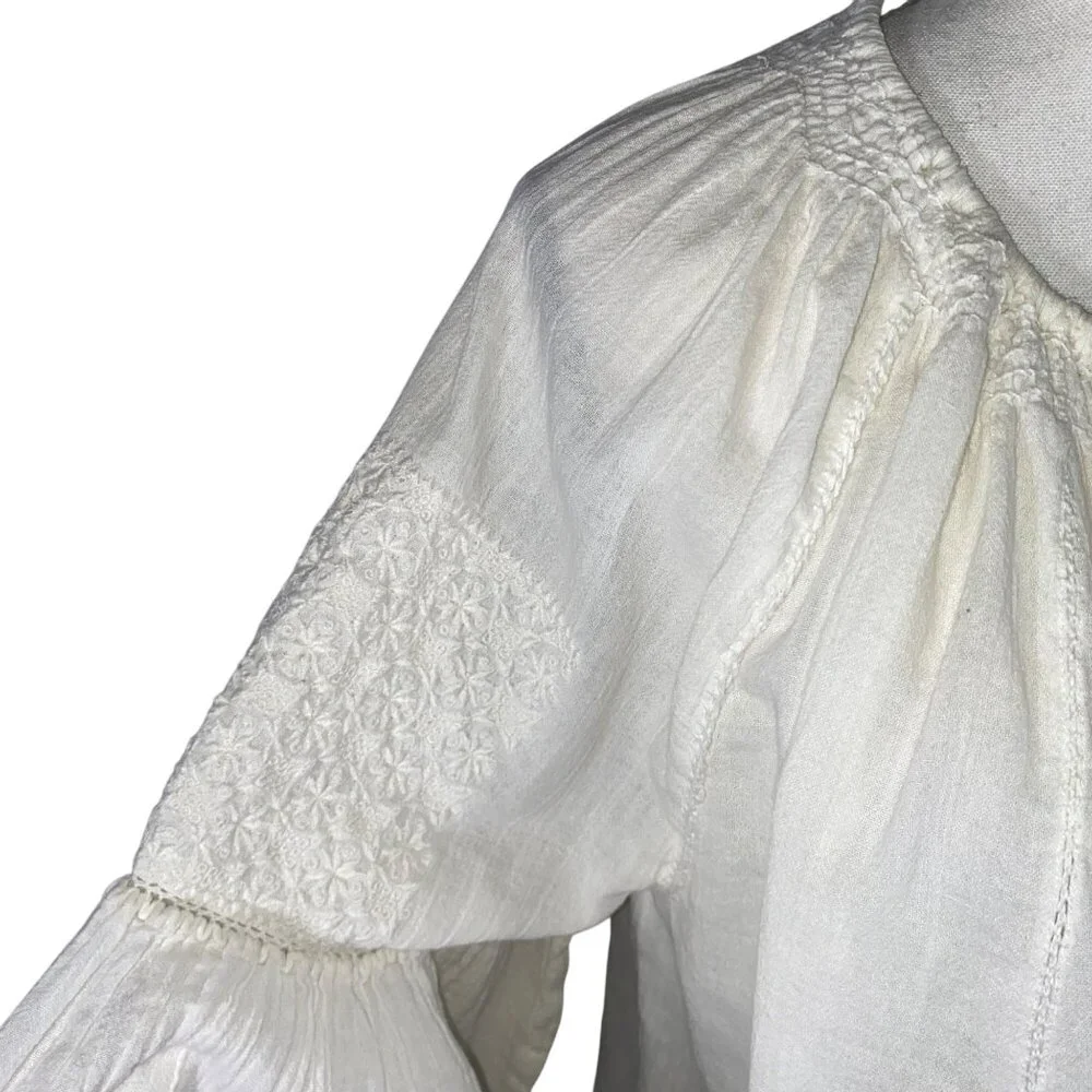 Doen Cream Blouse with Tassels - Picture 5 of 12